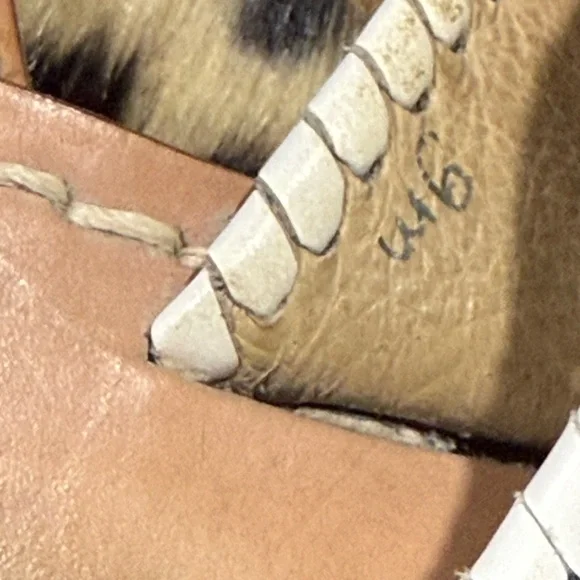 Jack Rogers Navy and White Floral Sandals - Picture 3 of 5